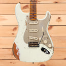 Fender Custom Shop Limited 1958 Stratocaster electric guitar India Ivory heavy relic maple neck single-coil pickups