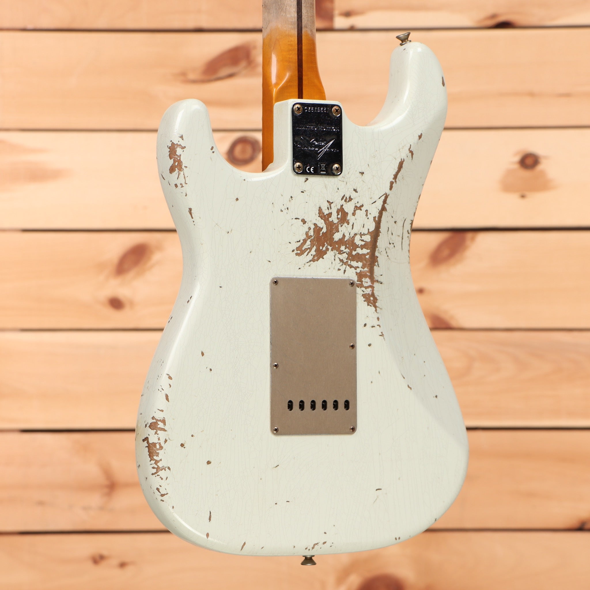 Fender Custom Shop Limited 1958 Stratocaster heavy relic electric guitar India Ivory with single-coil pickups