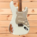 Fender Custom Shop Limited 1958 Stratocaster Heavy Relic electric guitar India Ivory with maple neck and single-coil pickups