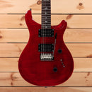 Paul Reed Smith SE Custom 24 electric guitar Ruby with flamed maple top and dual humbuckers