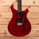 Paul Reed Smith SE Custom 24 electric guitar Ruby with flamed maple top and dual humbuckers