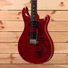 Paul Reed Smith Limited SE Custom 24 electric guitar Ruby with flamed maple top and humbucker pickups