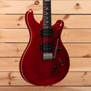 Paul Reed Smith Limited SE Custom 24 electric guitar Ruby with flame maple top and dual humbuckers