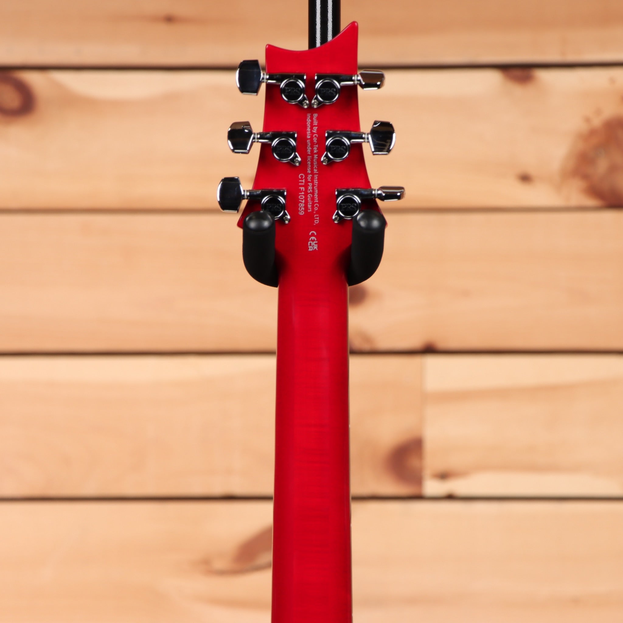 Paul Reed Smith Limited SE Custom 24 Ruby electric guitar with chrome hardware and bird inlay headstock