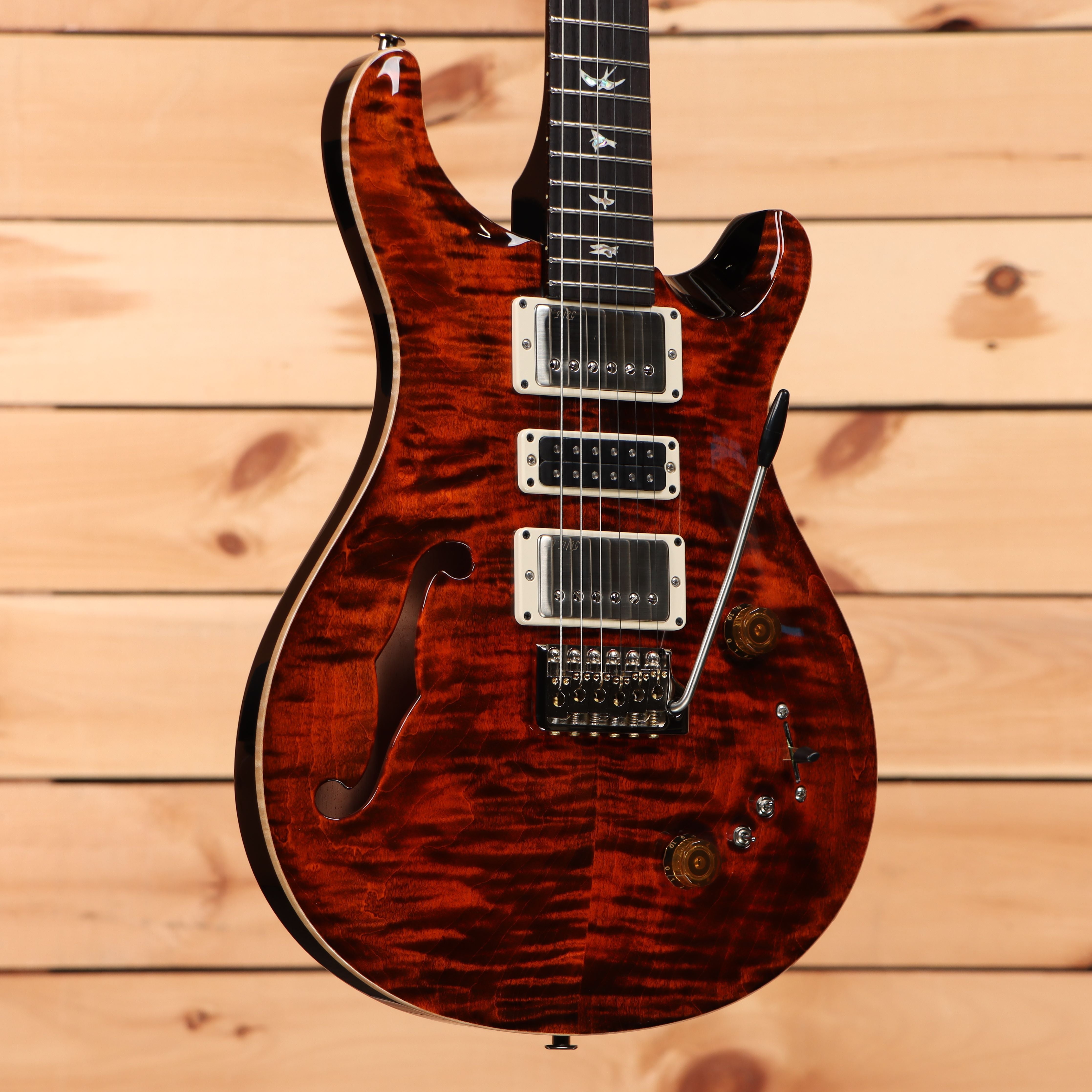 Paul Reed Smith Special semi-hollow electric guitar with flamed maple top and dual humbuckers