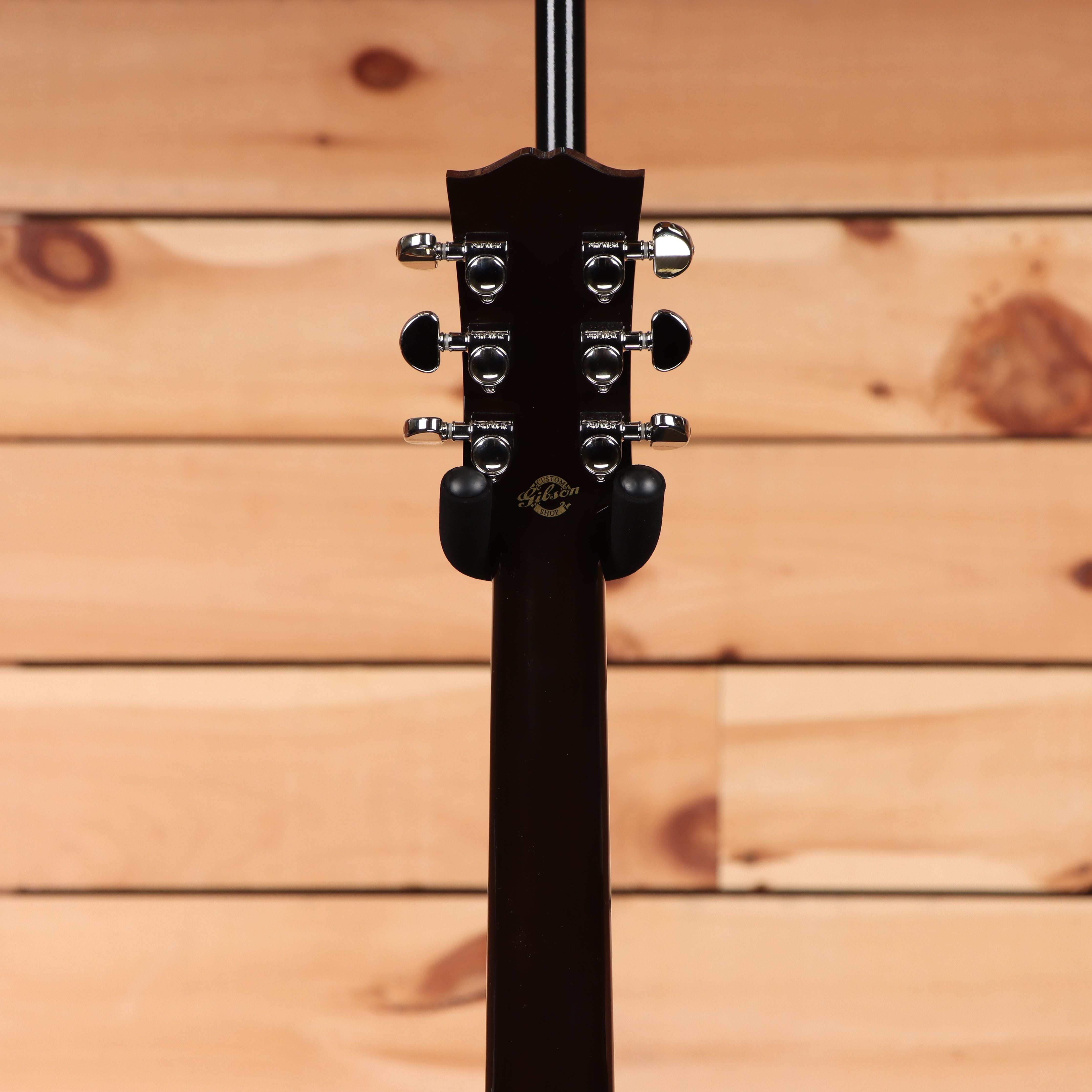 Gibson Hummingbird Standard acoustic guitar Honey Burst with chrome tuning machines and natural wood back