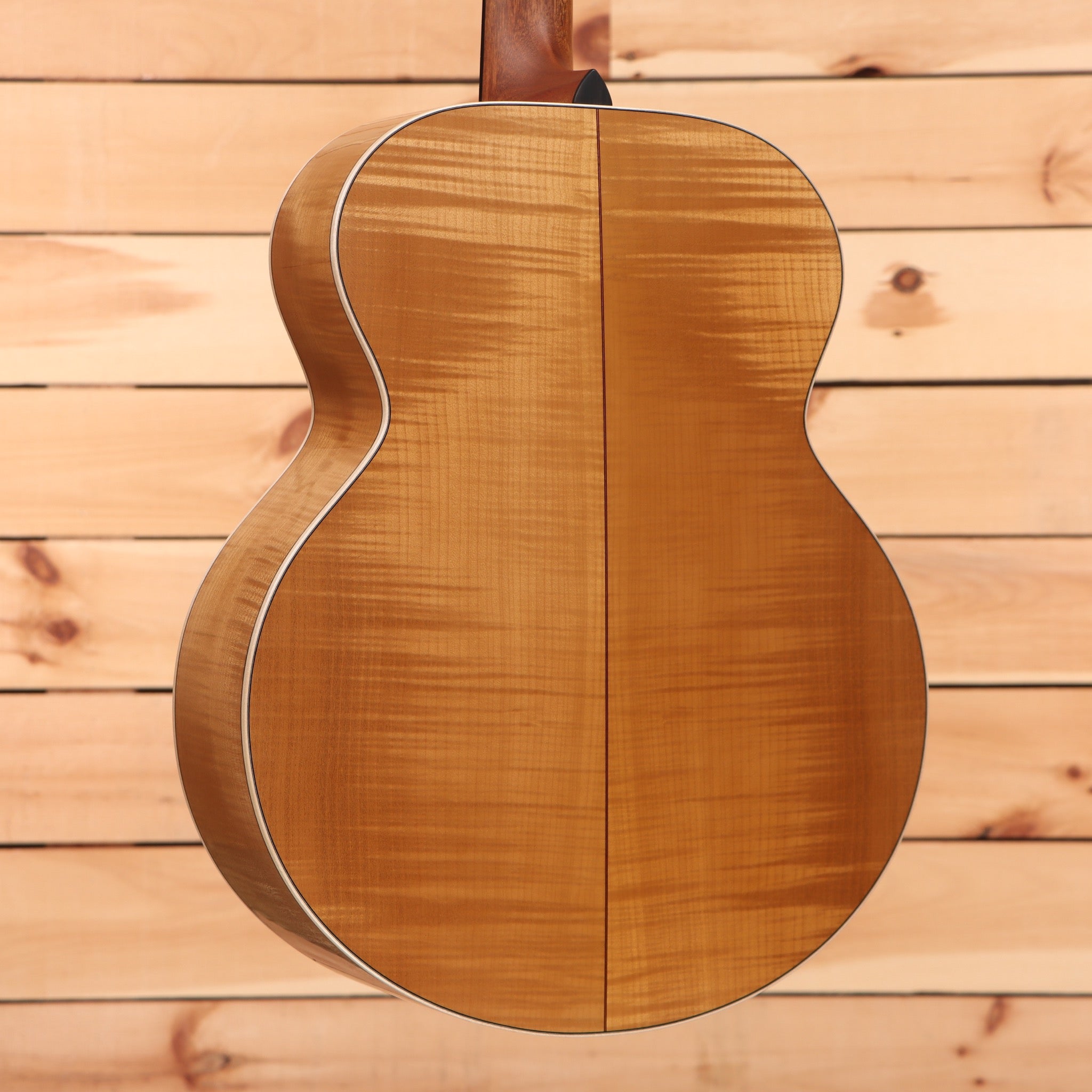 Boucher SG1263E classical guitar natural finish with curved body and white binding