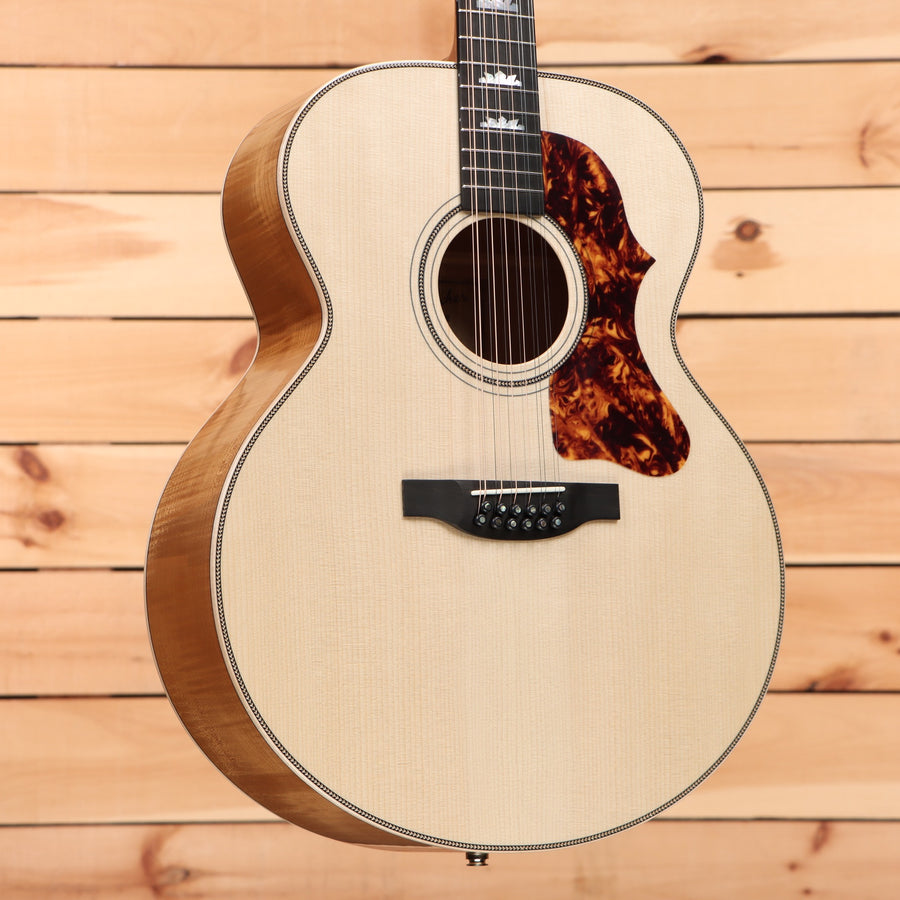 Boucher SG1263E 12-string acoustic guitar natural finish with tortoiseshell pickguard