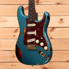 Fender Custom Shop 1962 Stratocaster electric guitar Ocean Turquoise heavy relic with tortoiseshell pickguard