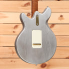 Eastman DAmbrogio DC-62 semi-hollow electric guitar Inca Silver with single-coil pickup