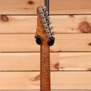 Eastman DAmbrogio DC-62 electric guitar Inca Silver with flamed maple neck and vintage-style tuning machines