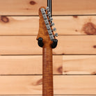 Eastman DAmbrogio DC-62 electric guitar Inca Silver with flamed maple neck and vintage-style tuning machines