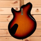 Eastman DAmbrogio Offset 64 semi-hollow electric guitar 3-color sunburst with single-coil pickup
