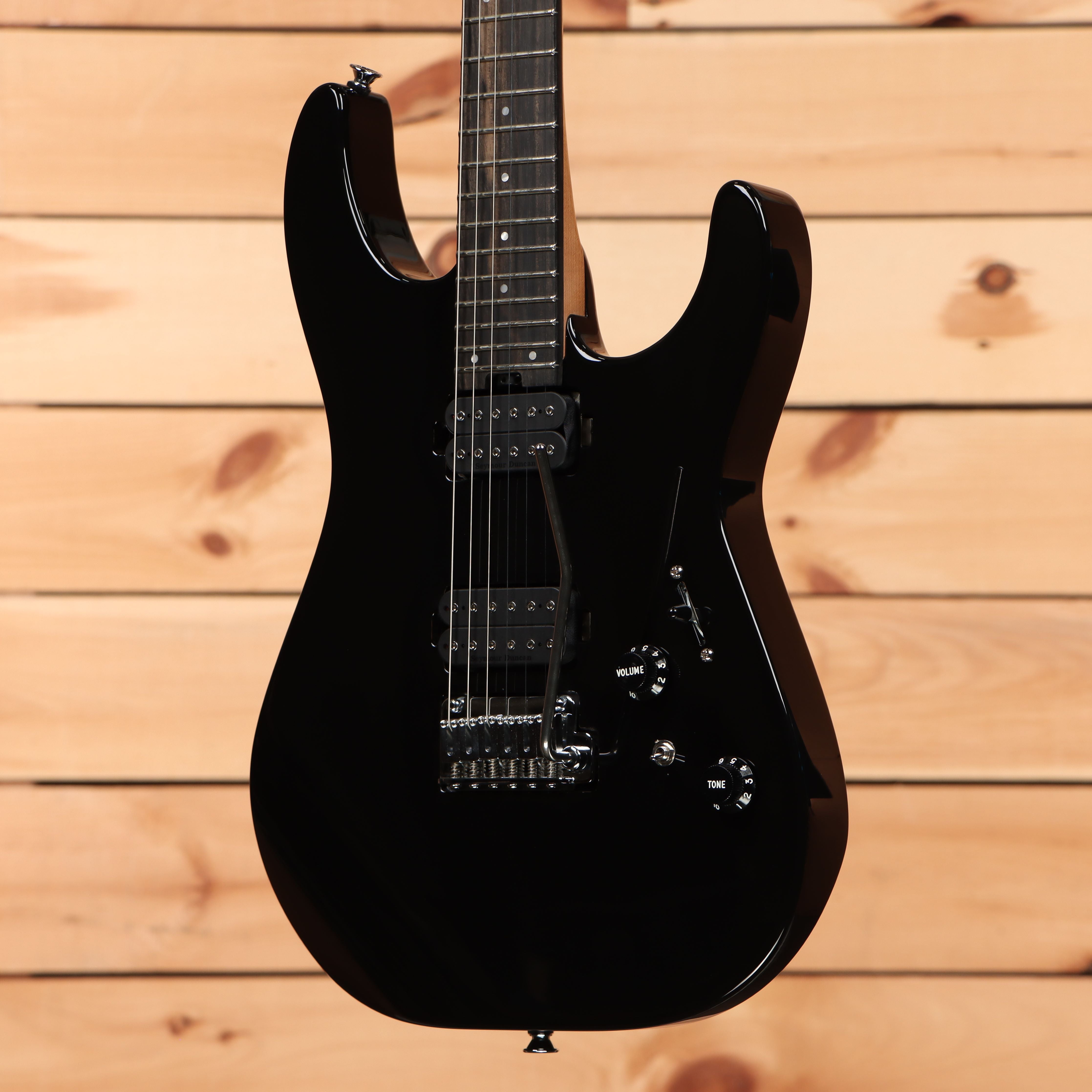 Charvel ProMod DK24 HH electric guitar gloss black with dual humbucker pickups