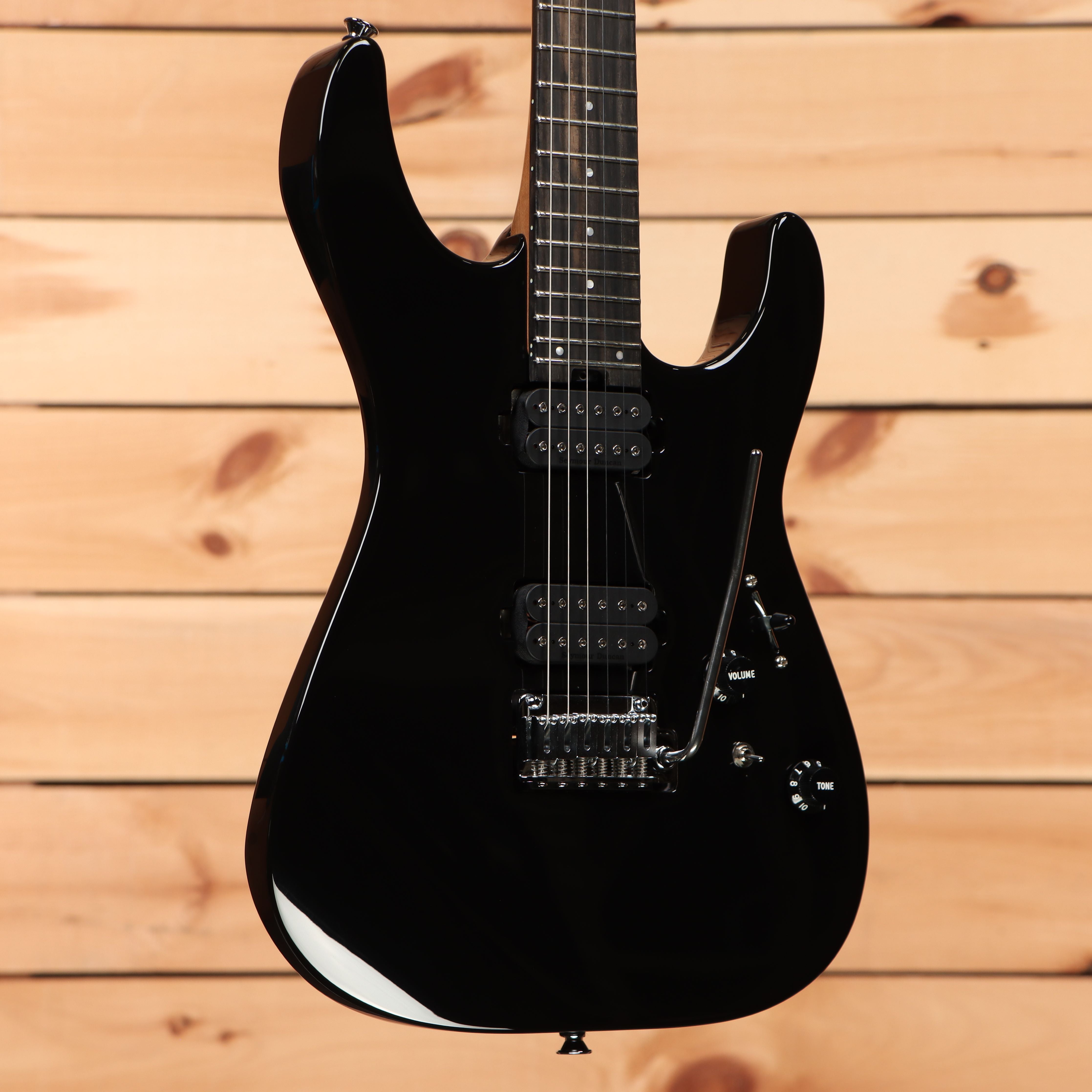 Charvel ProMod DK24 HH electric guitar gloss black dual humbucker pickups