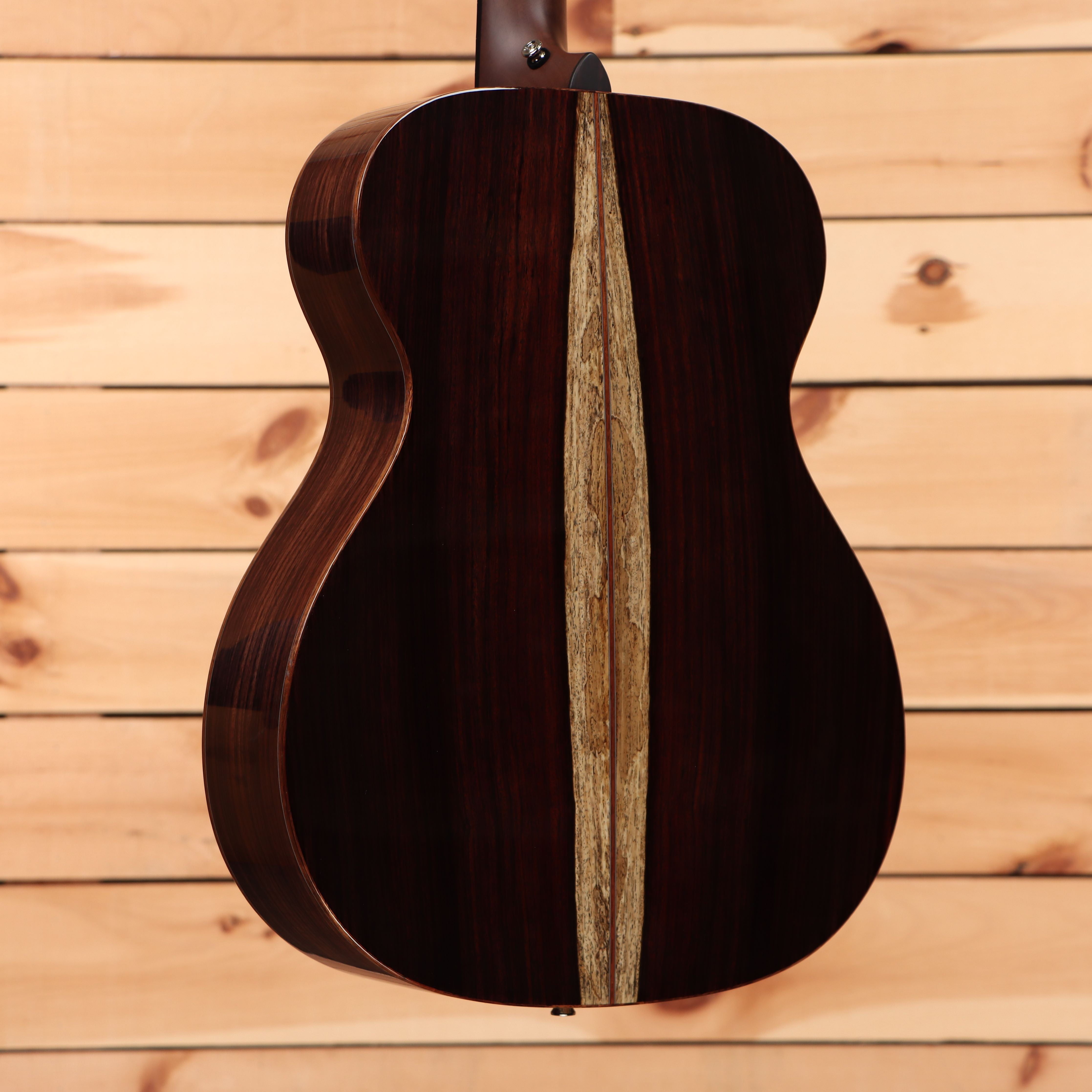 Boucher GRSG51V dreadnought acoustic guitar natural finish with light wood center stripe