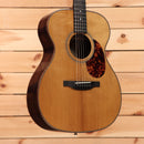 Boucher GRSG51V acoustic guitar natural finish with tortoiseshell pickguard and pearl binding