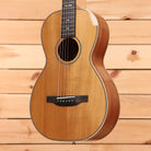 Boucher HG44 parlor acoustic guitar natural finish with decorative rosewood binding