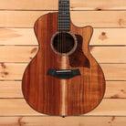 Taylor 724ce Grand Auditorium acoustic-electric guitar Natural koa top with abalone rosette and venetian cutaway