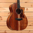 Taylor 724ce Grand Auditorium acoustic-electric guitar Natural koa top with abalone rosette and venetian cutaway