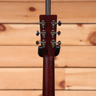 Santa Cruz OM natural pre-owned acoustic guitar with ornate slotted headstock tuners
