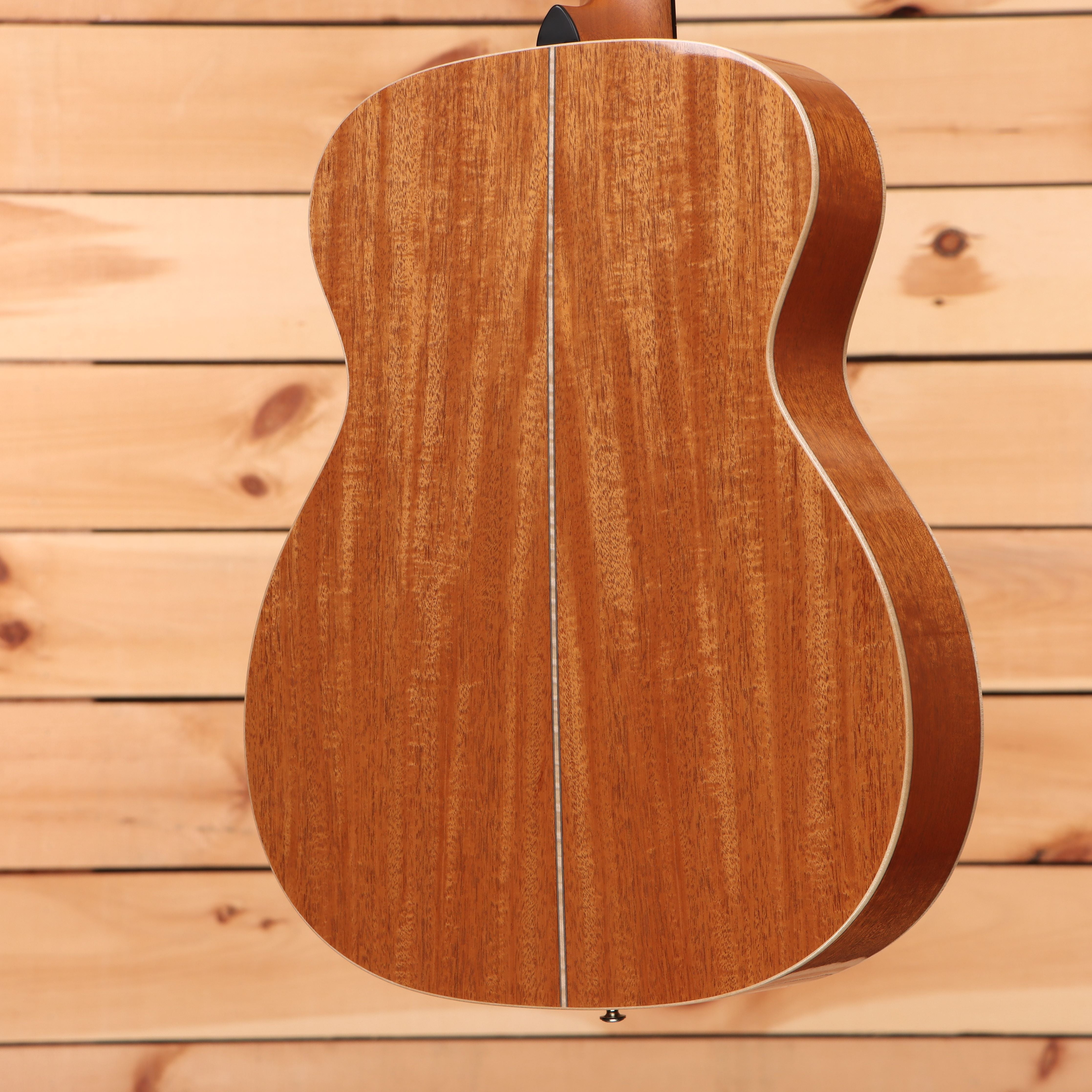 Boucher SG41 pre-owned acoustic guitar natural finish with white binding detail