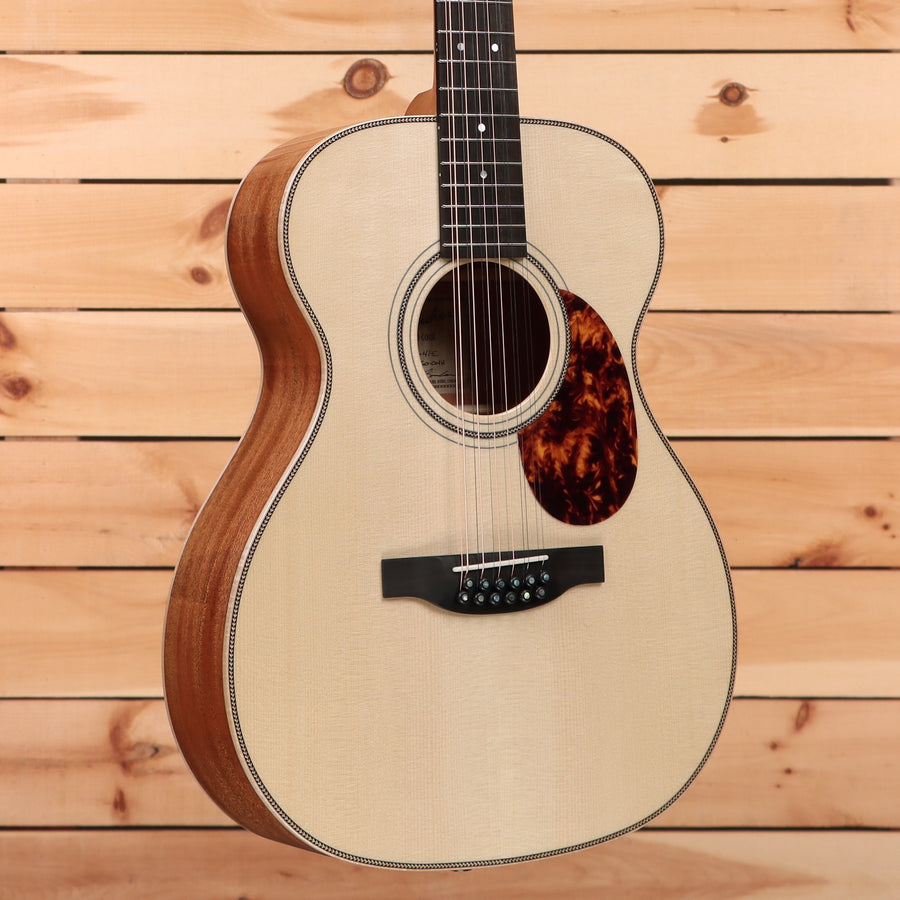 Boucher SG1241E 12-string acoustic guitar natural finish with tortoiseshell pickguard
