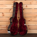 Pre-owned Taylor 722ce Grand Concert acoustic guitar natural finish with gold hardware and burgundy velvet case lining