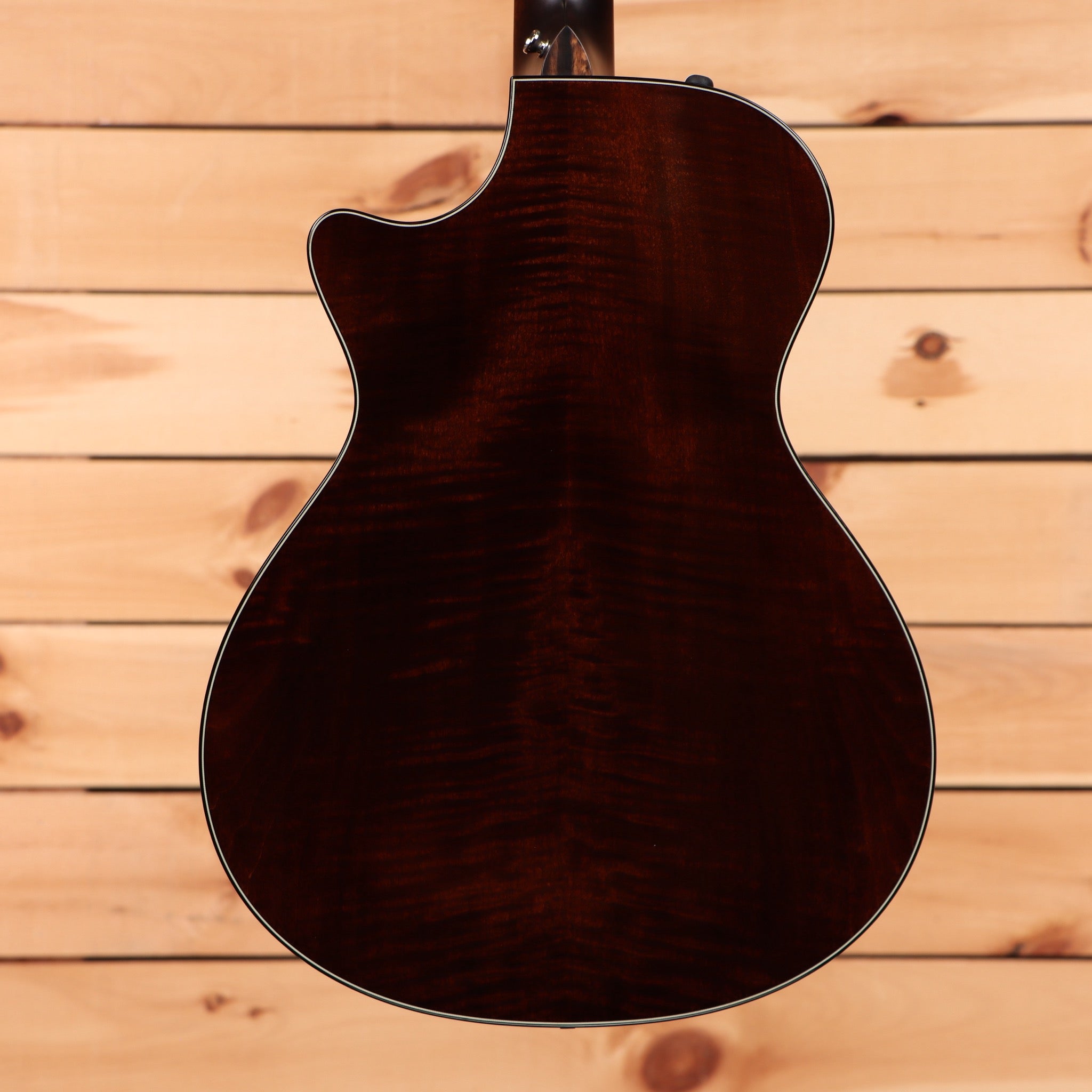 Taylor 612ce Grand Concert acoustic-electric guitar natural finish pre-owned with venetian cutaway