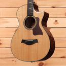 Taylor 612ce Grand Concert acoustic-electric guitar natural finish pre-owned with venetian cutaway