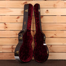 Pre-owned Taylor 612ce Grand Concert acoustic guitar natural finish with gold hardware and burgundy velvet case lining