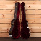 Pre-owned Taylor 612ce Grand Concert acoustic guitar natural finish with gold hardware and burgundy velvet case lining