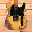 Fender Custom Shop Limited 1950 Double Esquire heavy relic electric guitar Nocaster Blonde with single-coil pickups