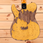Fender Custom Shop Limited 1950 Double Esquire Heavy Relic electric guitar Nocaster Blonde with aged finish and single-coil pickups