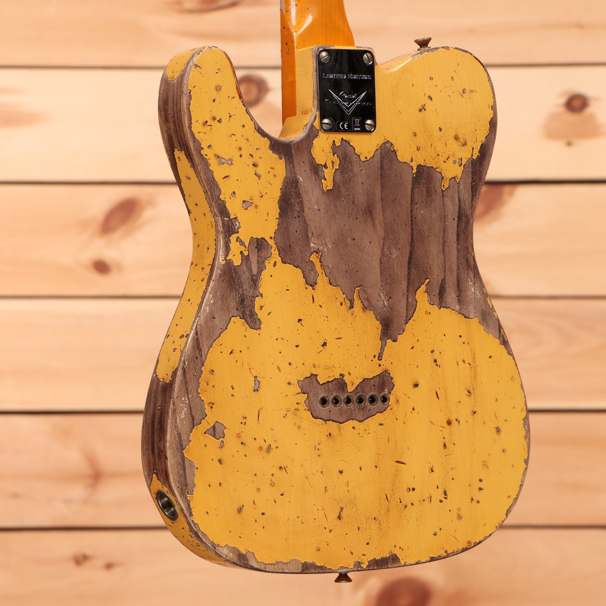 Fender Custom Shop Limited 1950 Double Esquire heavy relic electric guitar Nocaster Blonde with single-coil pickups