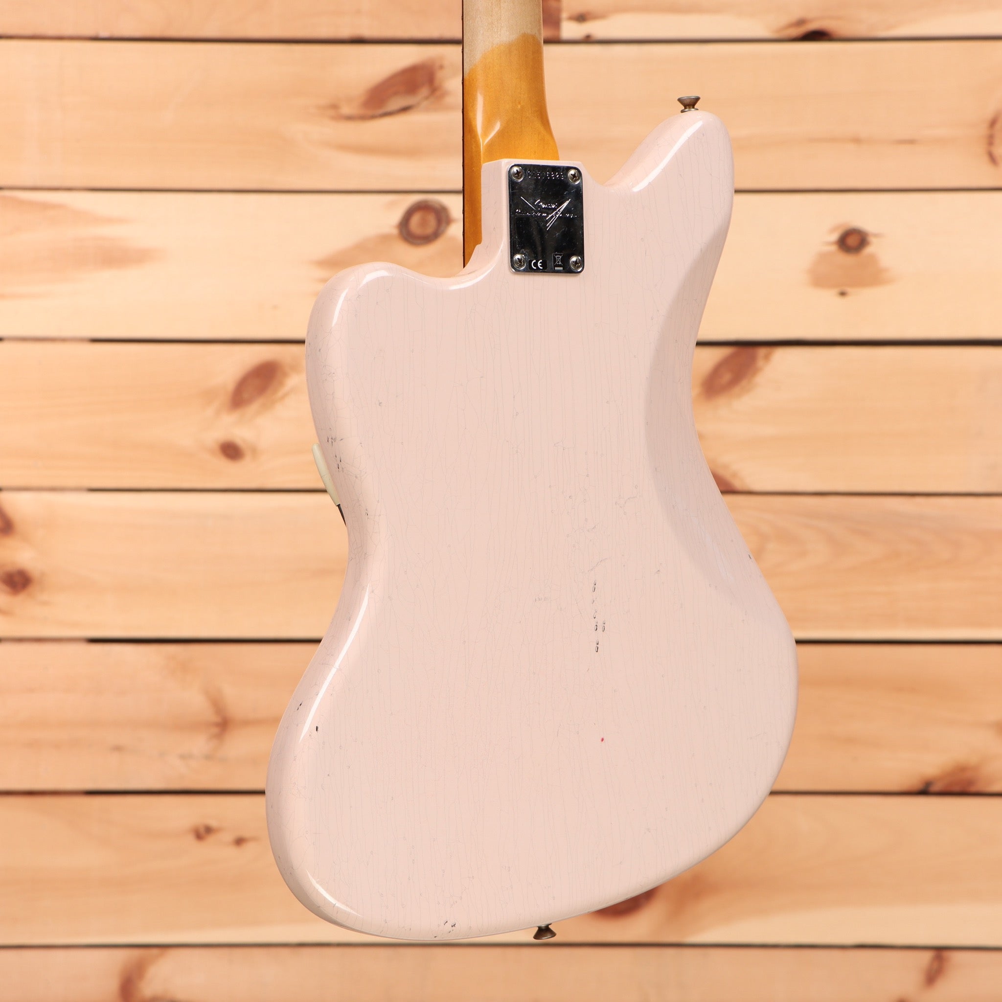 Fender Custom Shop 1959 Jazzmaster relic electric guitar super faded aged shell pink with maple neck
