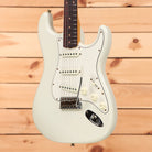 Fender Custom Shop Limited Postmodern Stratocaster relic electric guitar Aged Olympic White with single-coil pickups
