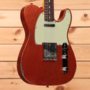 Fender Custom Shop 1964 Telecaster Relic electric guitar aged orange sparkle with single-coil pickup