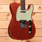Fender Custom Shop 1964 Telecaster Relic electric guitar aged orange sparkle with single-coil pickup