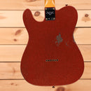 Fender Custom Shop 1964 Telecaster Relic electric guitar Aged Orange Sparkle with single-coil pickups