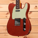 Fender Custom Shop 1964 Telecaster Relic electric guitar aged orange sparkle with single-coil pickups