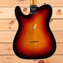 Fender Custom Shop 1959 Custom Telecaster relic electric guitar wide fade chocolate 3-tone sunburst with single-coil pickups