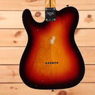 Fender Custom Shop 1959 Custom Telecaster relic electric guitar wide fade chocolate 3-tone sunburst with single-coil pickups