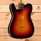 Fender Custom Shop 1959 Custom Telecaster relic electric guitar wide fade chocolate 3-tone sunburst with single-coil pickups