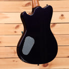 Powers Electric A-Type Cadzzilla Purple electric guitar with textured pickguard and curved body