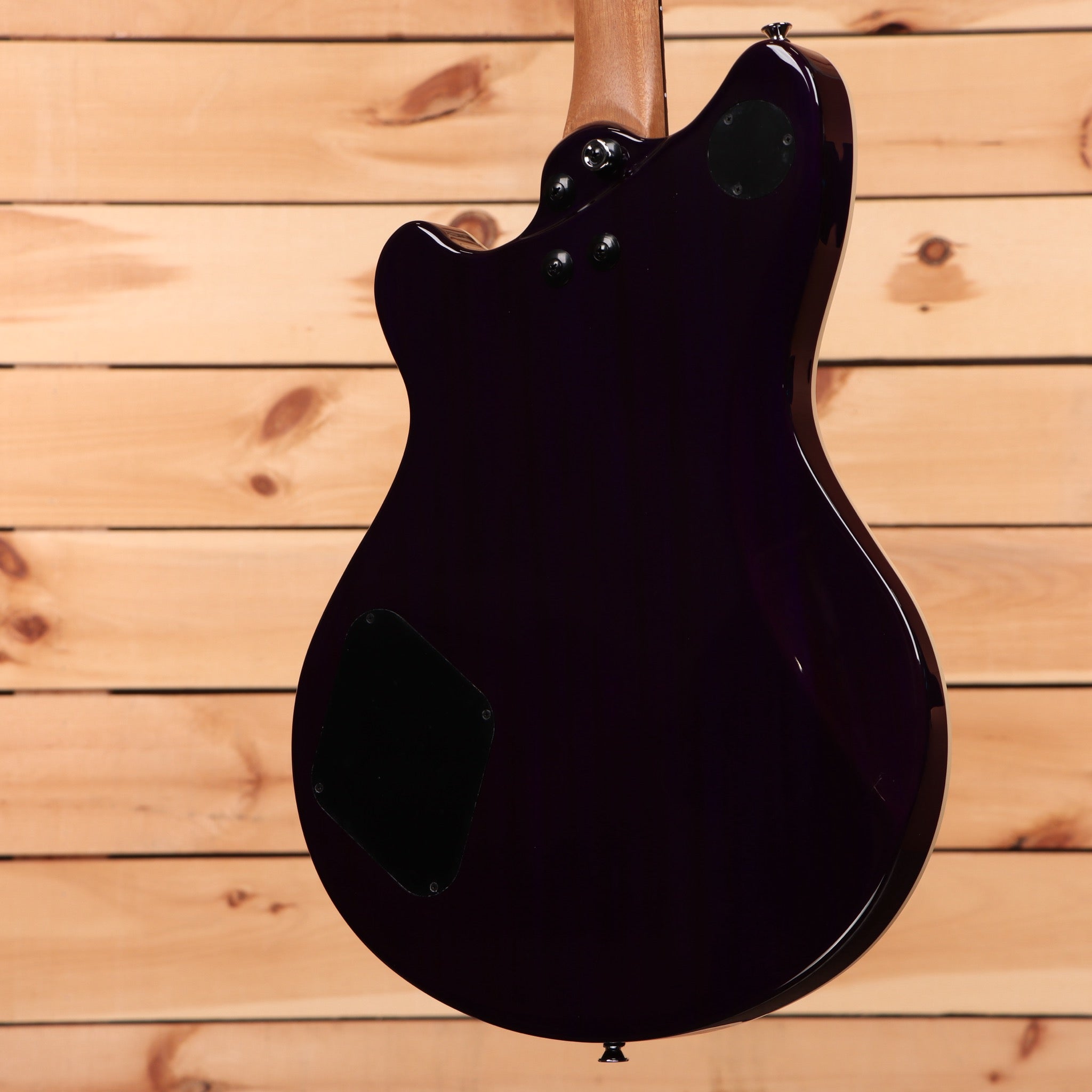 EVH SA126 Special semi-hollow electric guitar transparent purple with dual humbuckers
