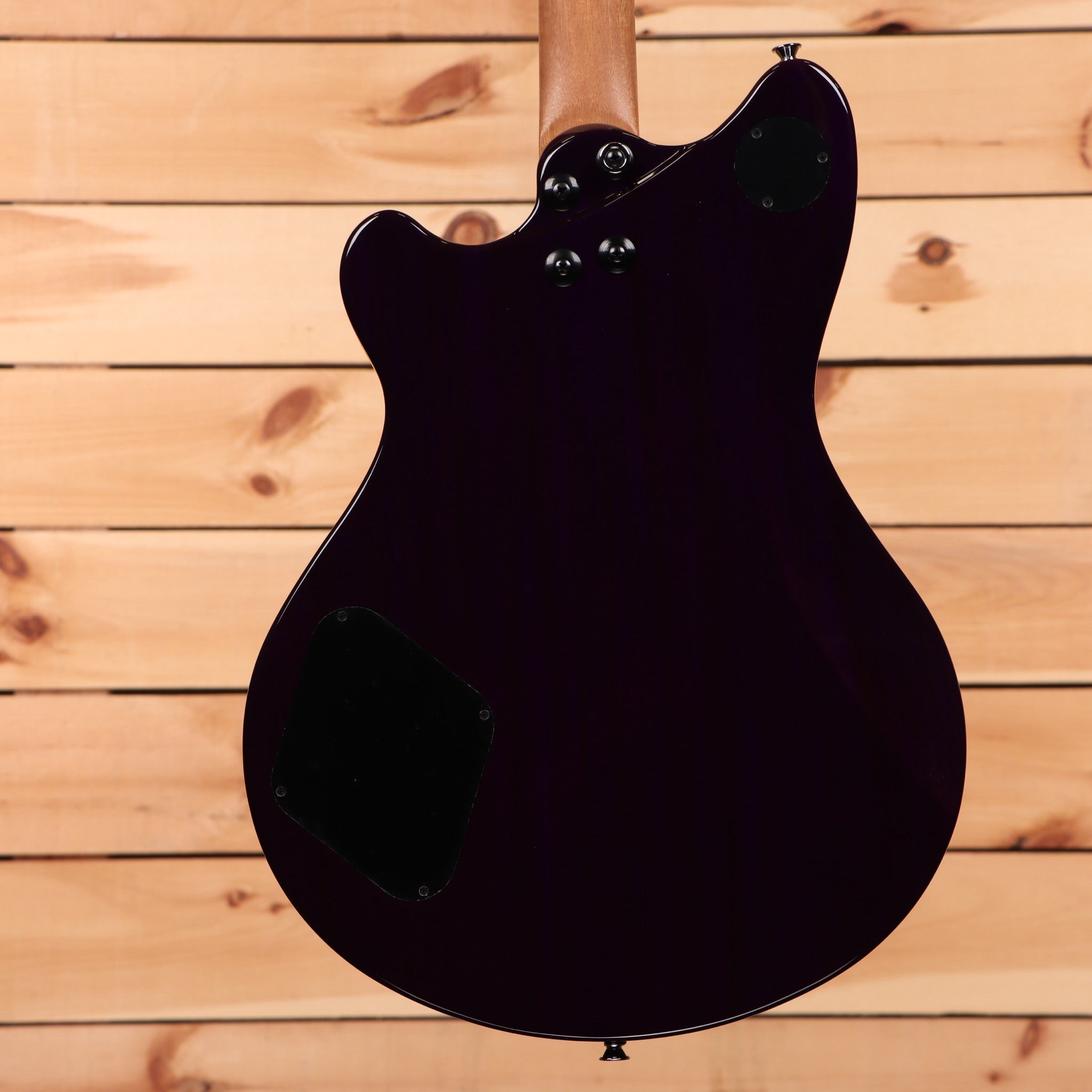 EVH SA126 Special semi-hollow electric guitar transparent purple with f-hole cutaway