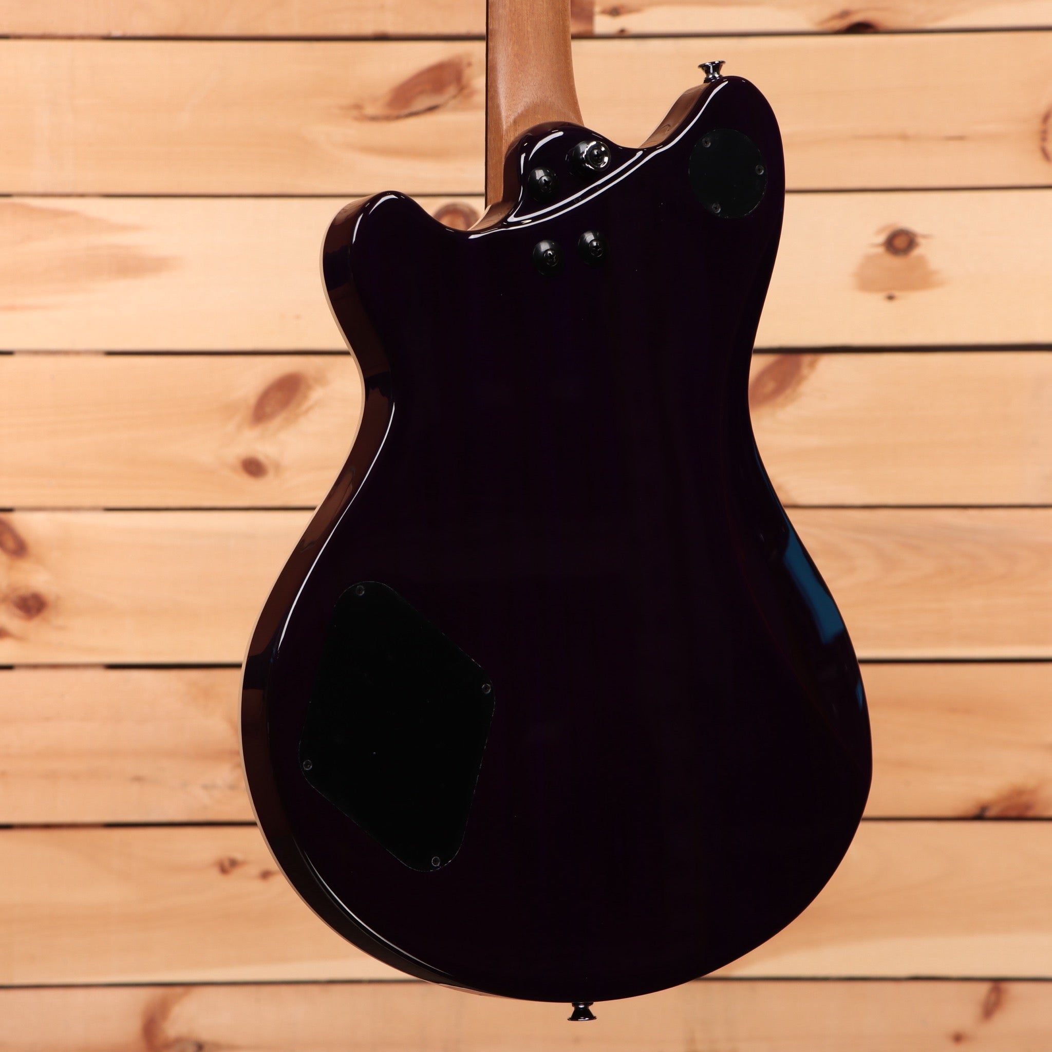 EVH SA126 Special semi-hollow electric guitar transparent purple with f-hole cutaway