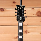 EVH SA126 electric guitar transparent purple with maple fretboard and chrome hardware