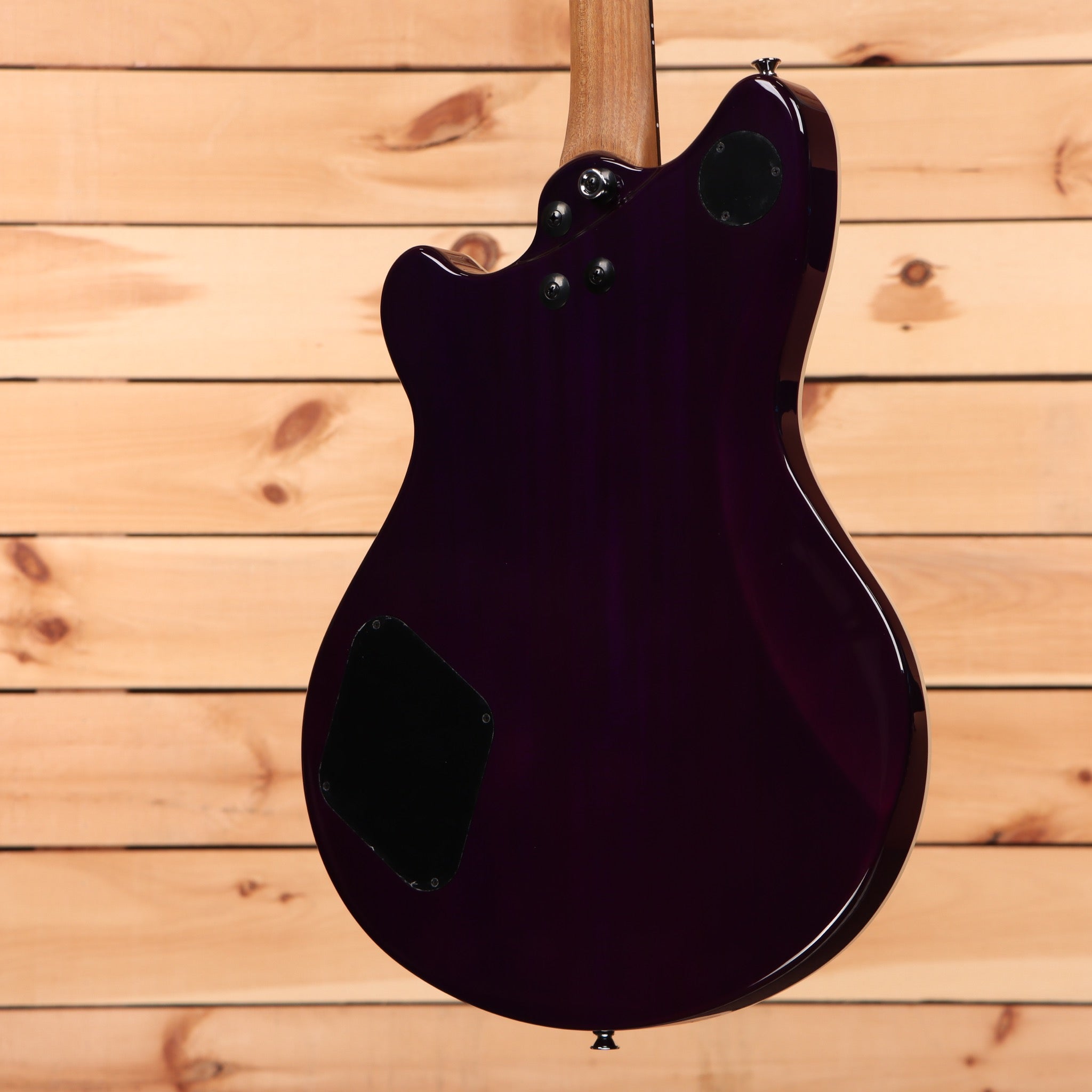 EVH SA126 Special semi-hollow body electric guitar transparent purple with maple neck